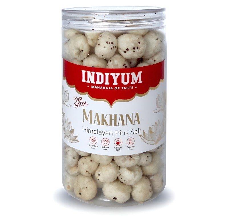 Indiyum Makhana (Foxnut) Himalayan Pink Salt & Black Pepper