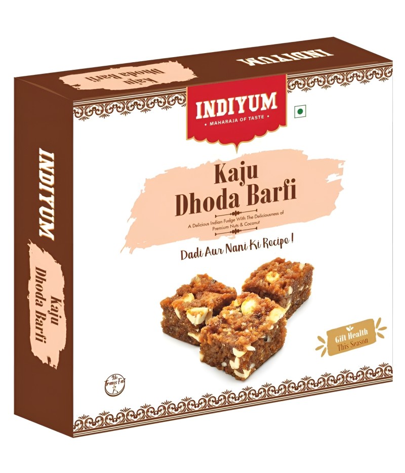 Indiyum Kaju Dodha Burfi