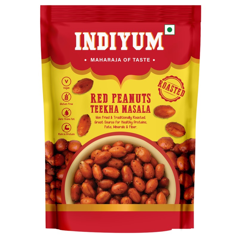 Indiyum Red Peanuts Teekha Masala