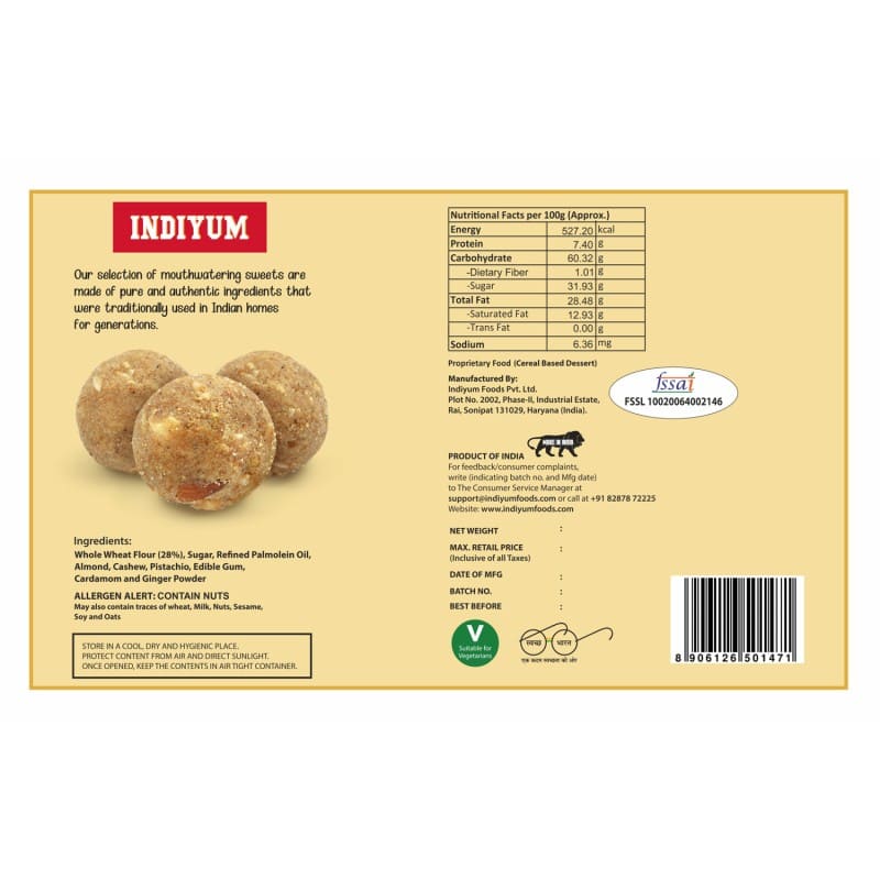 Indiyum Atta Panjeeri Laddu