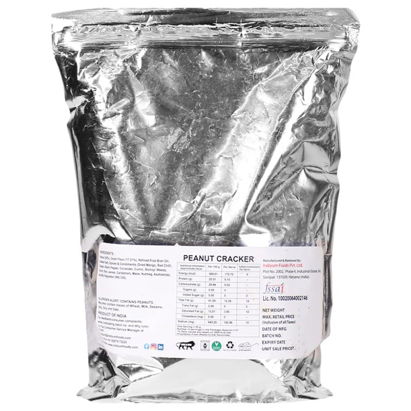 Indiyum Peanut Cracker - 800g