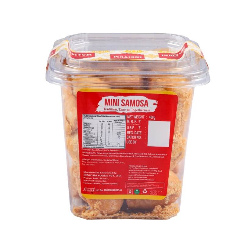 Indiyum Mini Samosa 400g