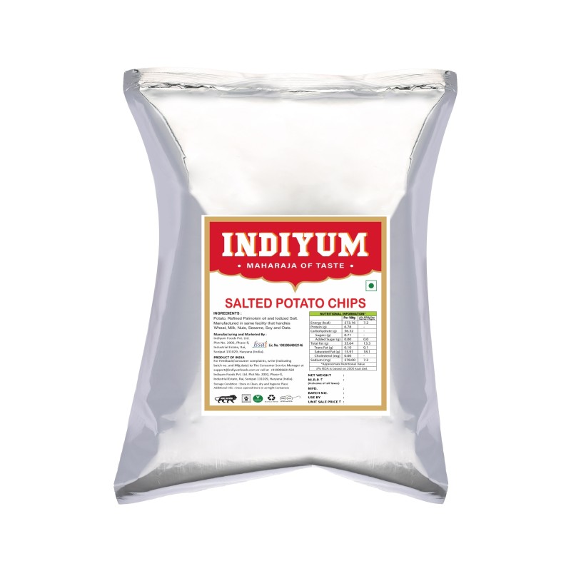 Indiyum Classic Salted Potato Chips, 200g