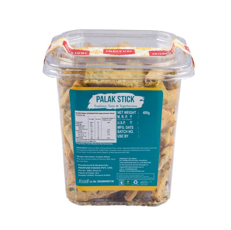 Indiyum Palak Stick 400g