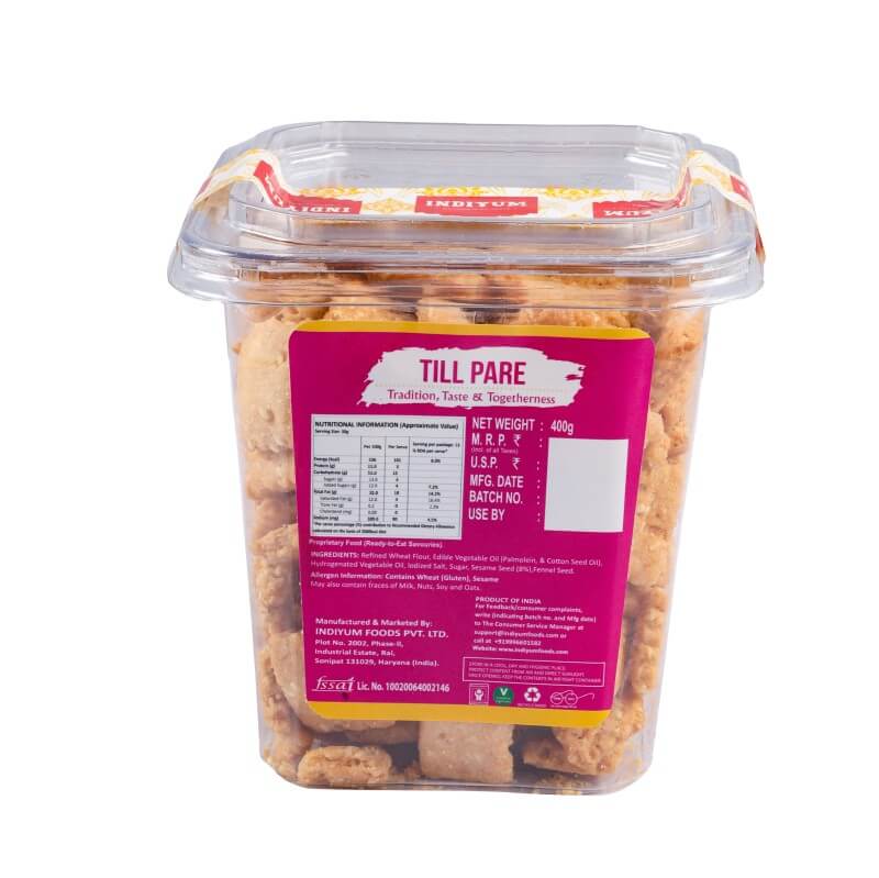 Indiyum Till Pare 400g