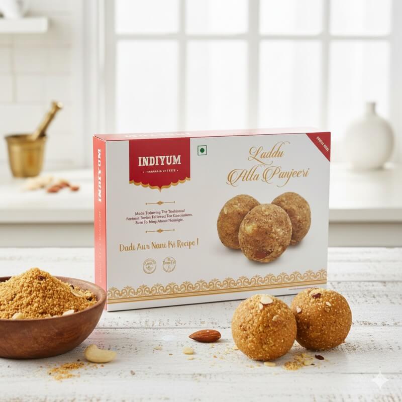 Indiyum Atta Panjeeri Laddu