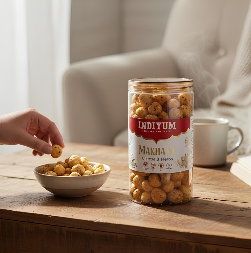 Indiyum Makhana (Foxnut) Cheese & Herbs
