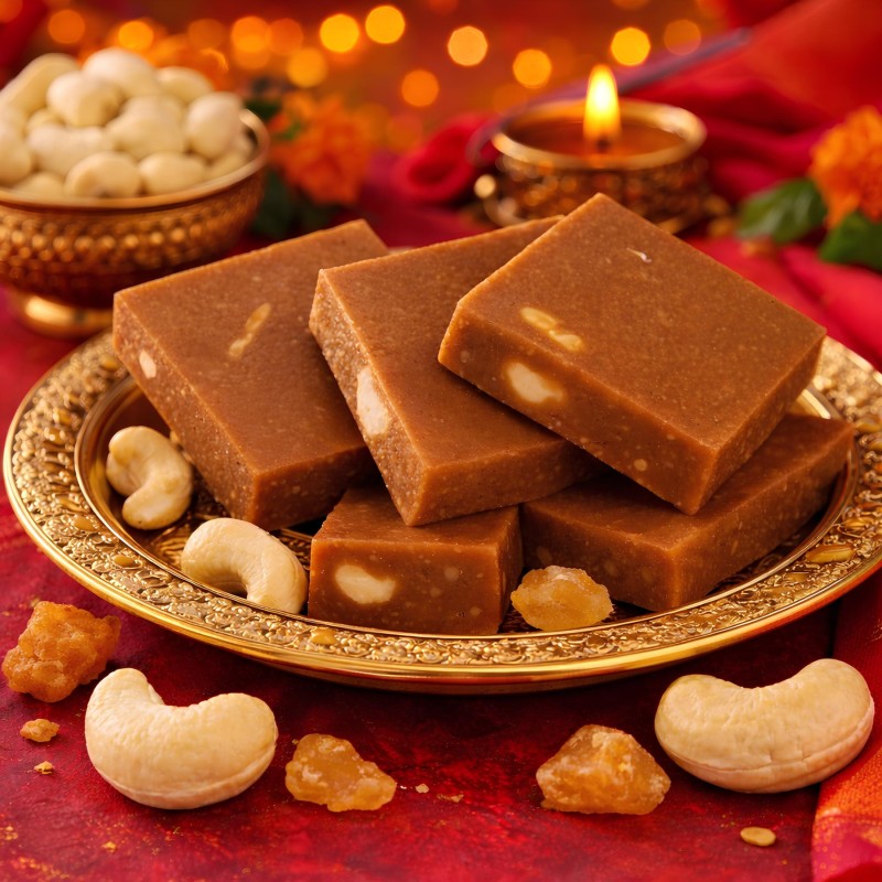 Indiyum Gur Kaju Barfi 200g