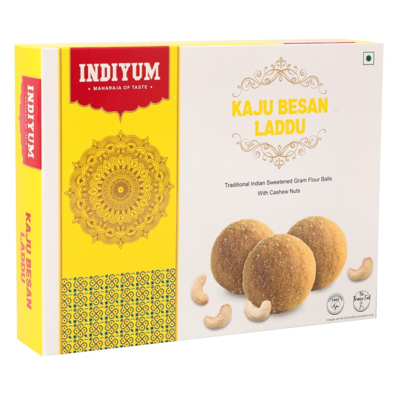 Indiyum Kaju Besan Laddu