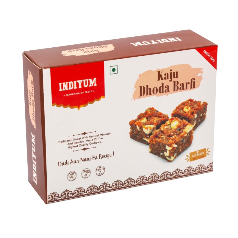 Indiyum Kaju Dodha Burfi