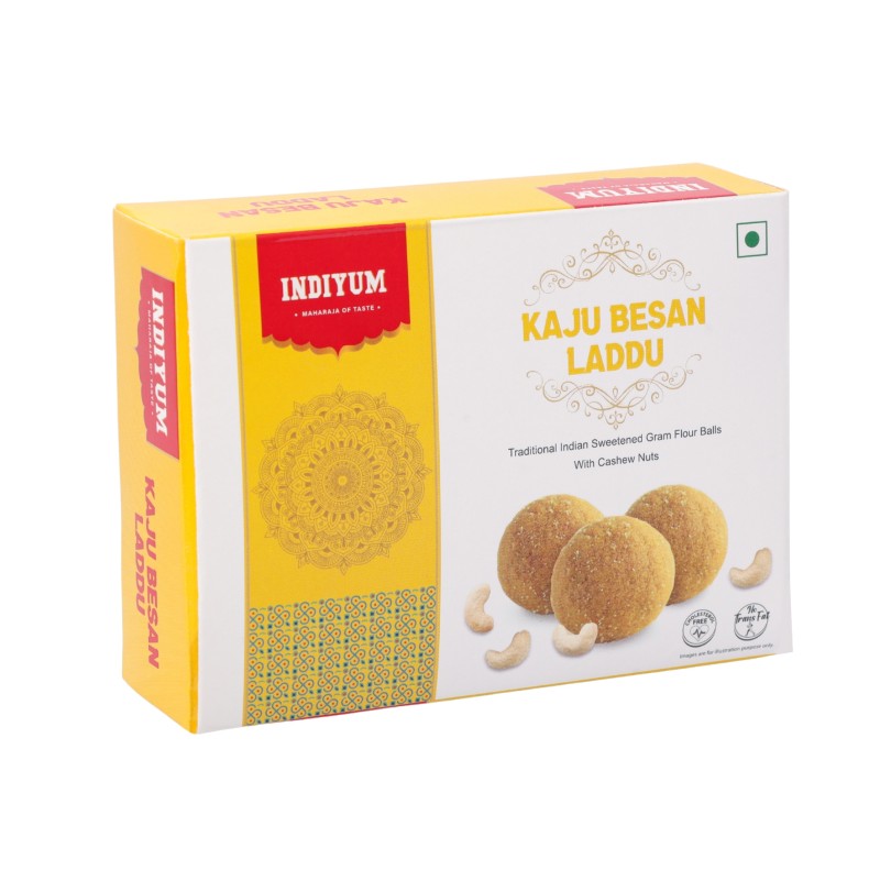 Indiyum Kaju Besan Laddu