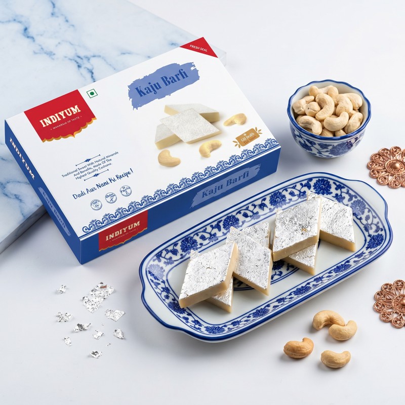 Indiyum Kaju Burfi