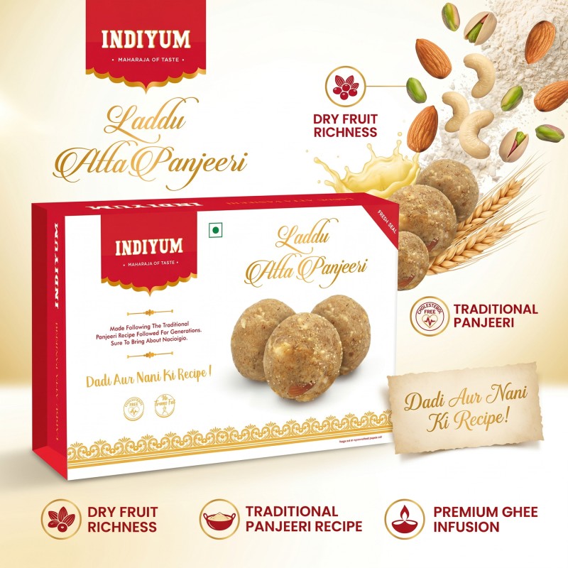 Indiyum Atta Panjeeri Laddu