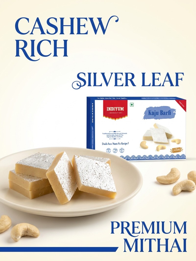 Indiyum Kaju Burfi