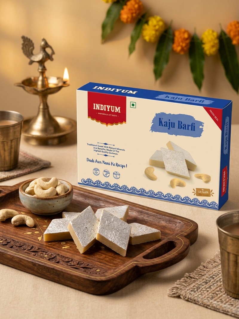 Indiyum Kaju Burfi