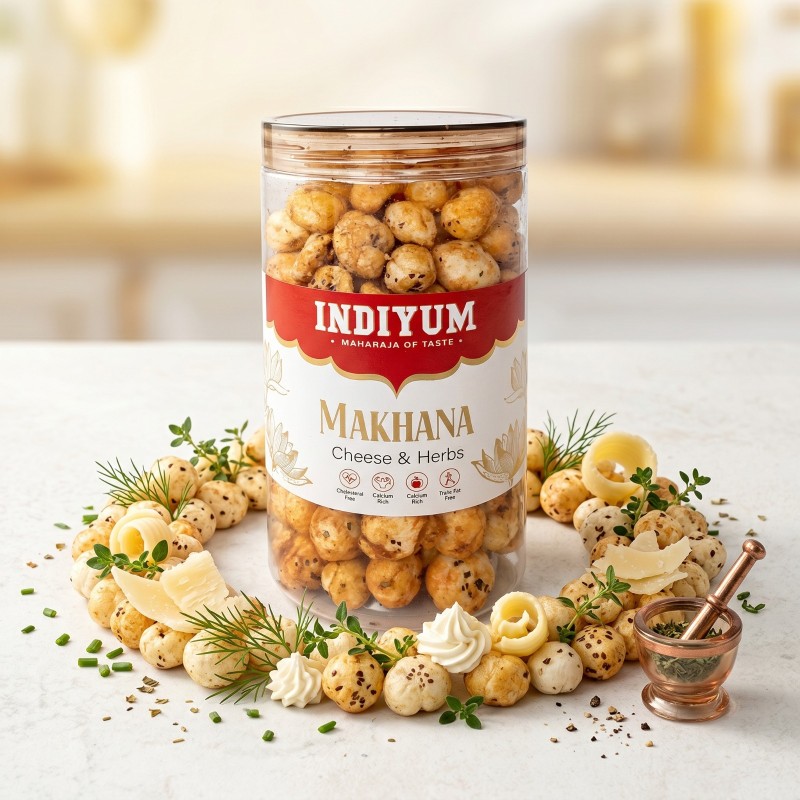 Indiyum Makhana (Foxnut) Cheese & Herbs