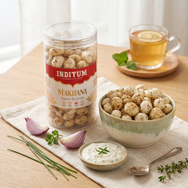 Indiyum Makhana (Foxnut) Cream & Onion