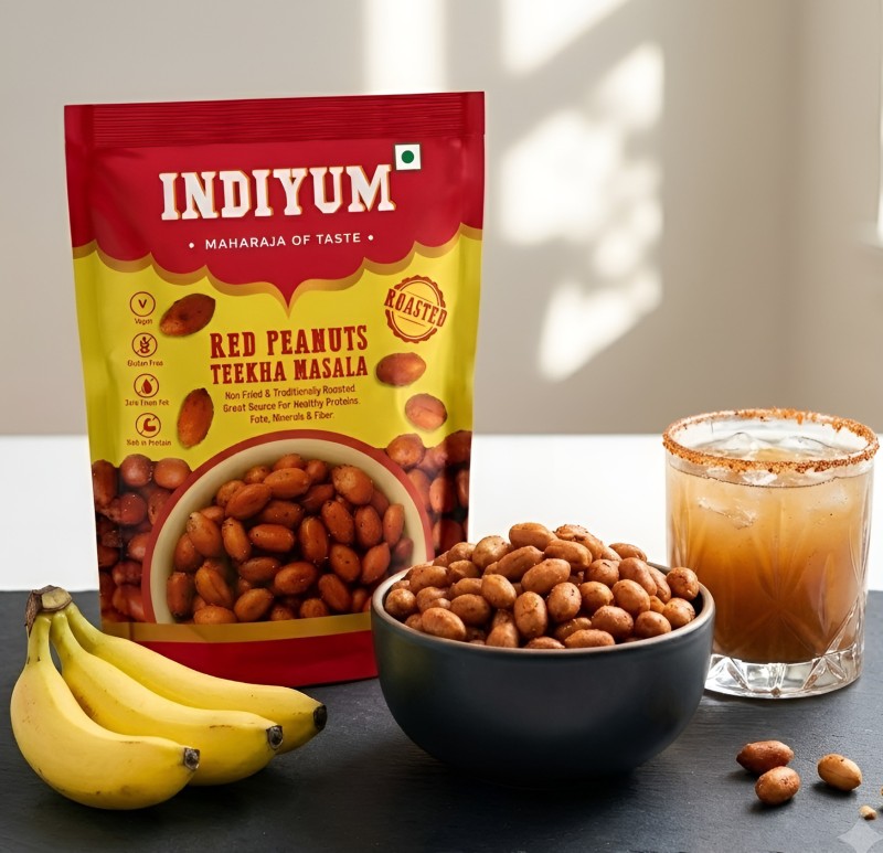 Indiyum Red Peanuts Teekha Masala