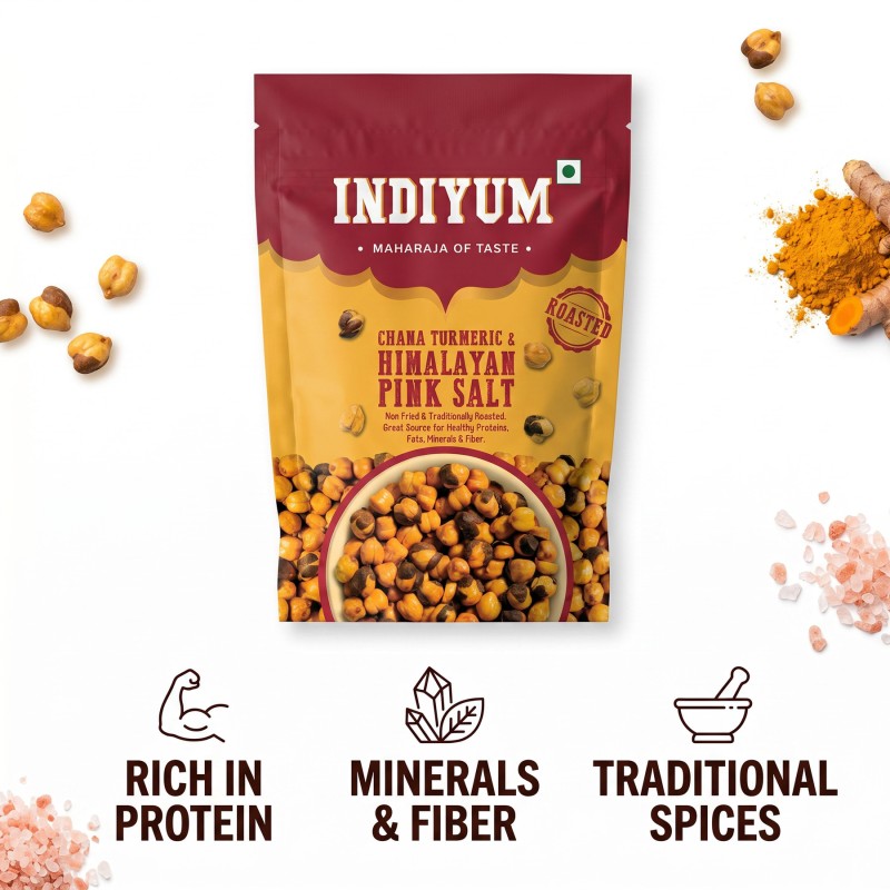 Indiyum Chana Turmeric & Himalayan Pink Salt