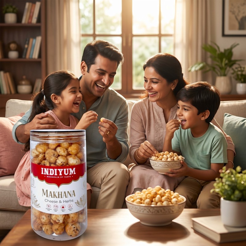 Indiyum Makhana (Foxnut) Cheese & Herbs
