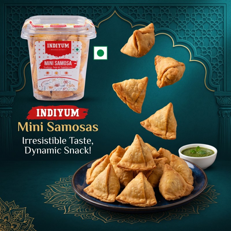 Indiyum Mini Samosa 400g