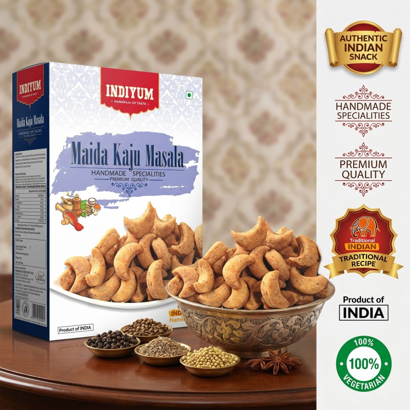 Indiyum Namkeen Maida Kaju Masala