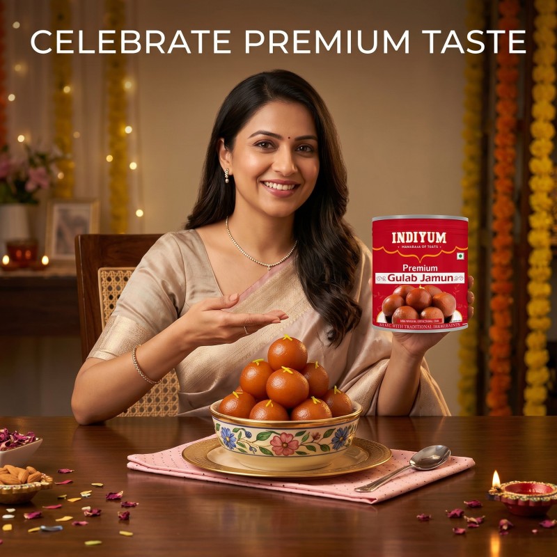 Indiyum Premium Gulabjamun- 1.25 kg