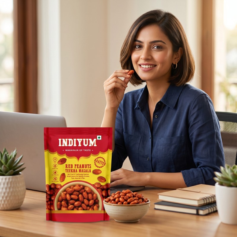Indiyum Red Peanuts Teekha Masala